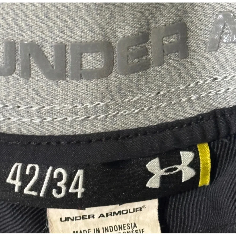 Under Armour Match Play Golf Pants Mens 42/34 Tapered Performance Flat Front